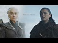 daenerys & arya | the dragon & the wolf