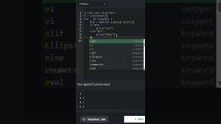 Car or Bike #coding #python #codechef #programming #codingtutorial #pythonprogramming #coding