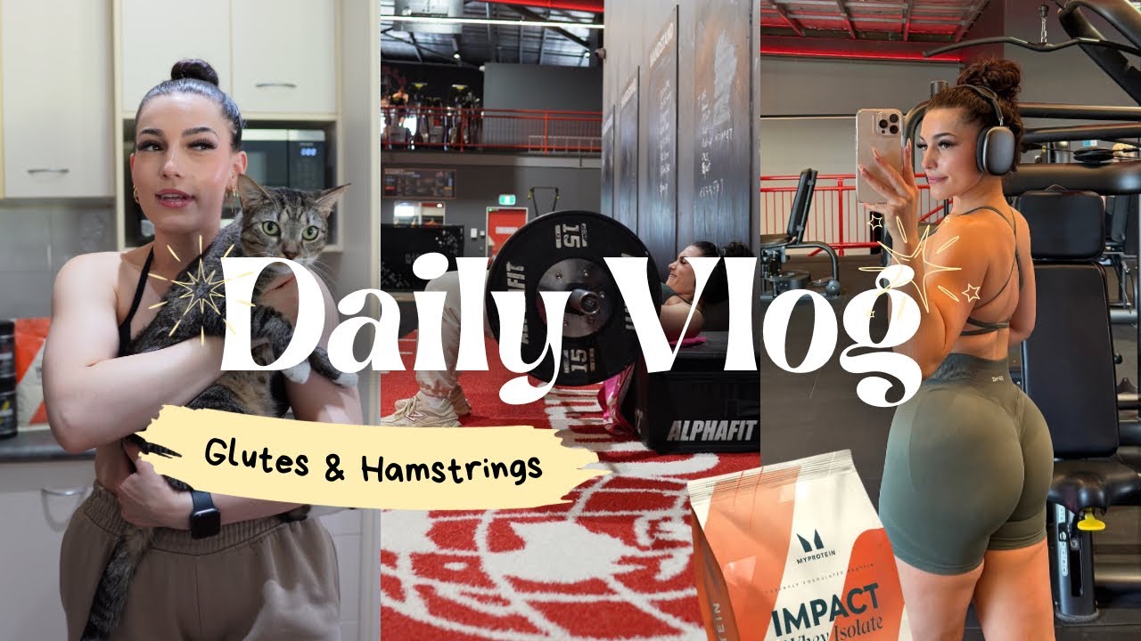 GLUTES & HAMSTRINGS WORKOUT | and the supplements I take - YouTube