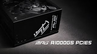 MPG A1000GS PCIE5 | LASTING DURABILITY, QUIETLY YOURS | Power Supply | MSI