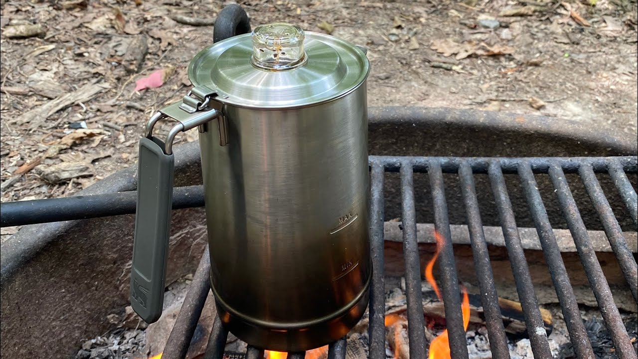 How to Make Coffee on an Open Fire - YouTube