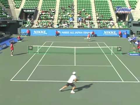ニッケ全日本テニス選手権82nd ３回戦 松井俊英 VS 杉田祐一