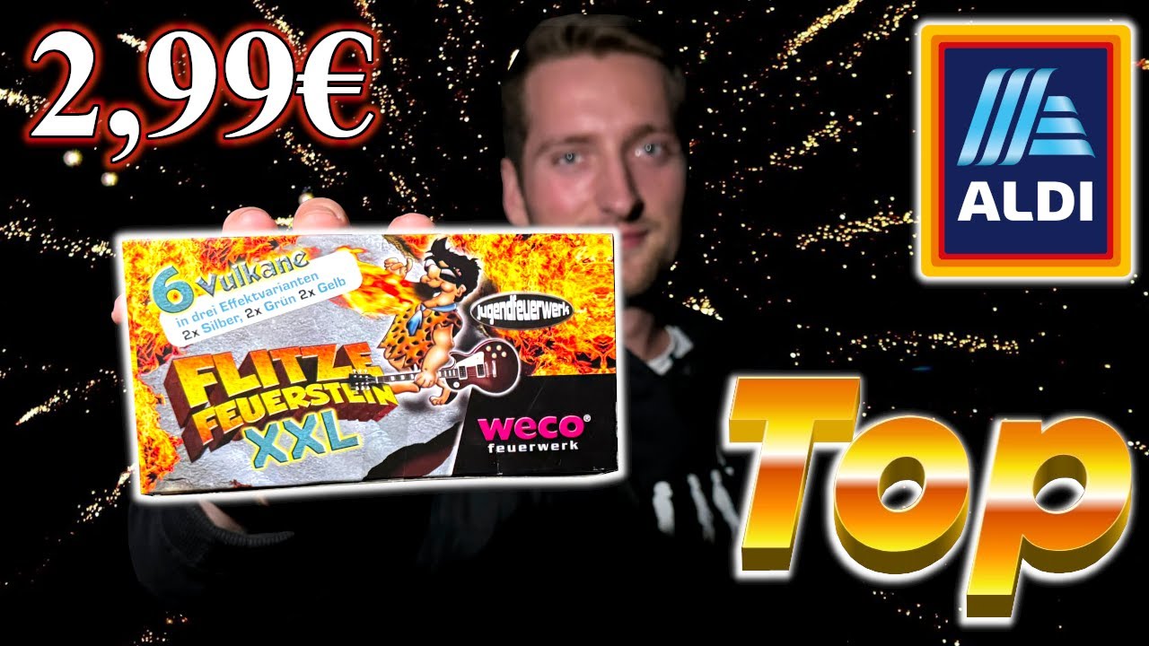 PFLICHTKAUF?! Flitze Feuerstein XXL Aldi Süd Feuerwerk