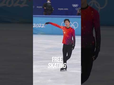 Nathan Chen at #Beijing2022, breaking the world record in the men’s short program!
