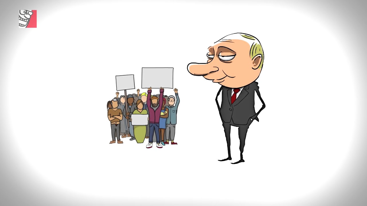 Как нарисовать мультяшного путина