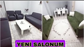 YENİ ÖRTÜLER GELDİ🏠EŞYALAR DEĞİŞTİ👏SALON RESMEN DEĞİŞTİ⁉️TEMİZLİK BİTTİ🤲COK ŞÜKÜR