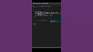 a tag anchor tag target attribute html | frontend development #shorts