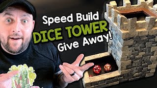 How to Build a Dice Tower - Giveaway & FREE Template!