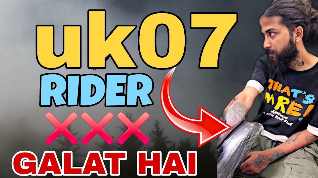 🛑 UK07 RIDER puri tahra se GALAT hai ❌️ | reality of SOCIAL MEDIA influencer | uk07 rider news