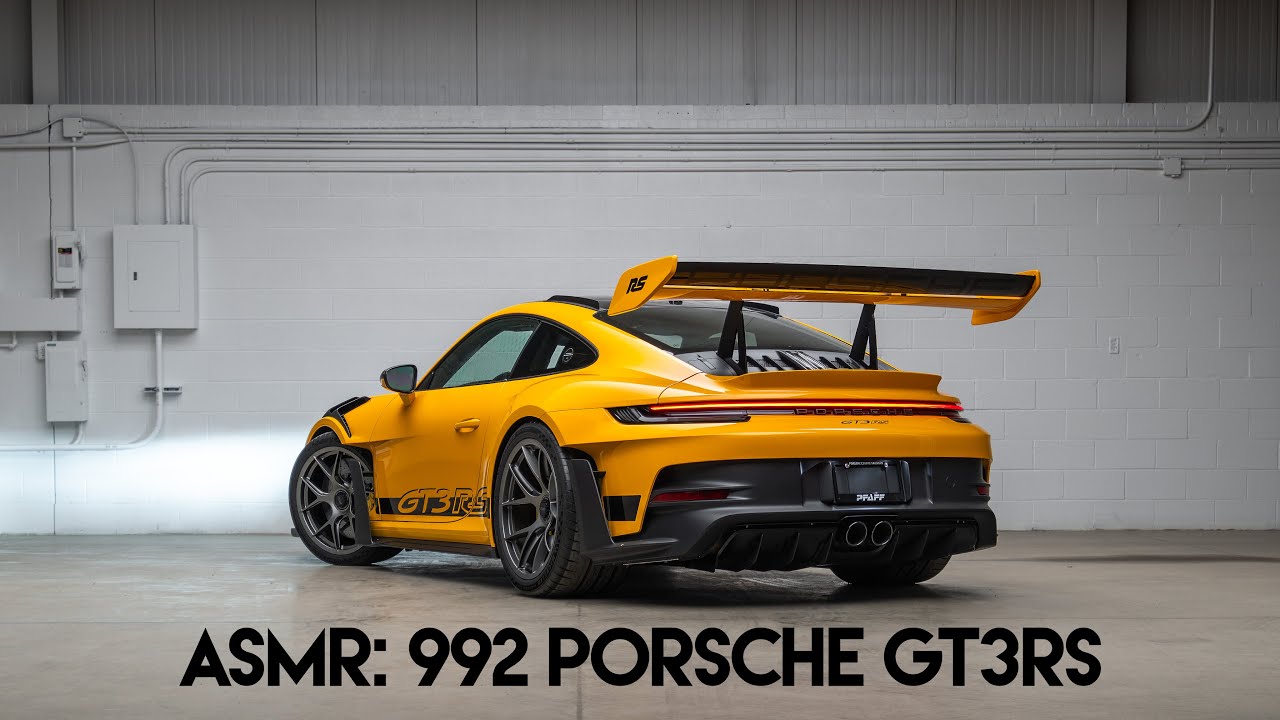 ASMR: 992 PORSCHE GT3RS- PAINT TO SAMPLE SIGNAL YELLOW