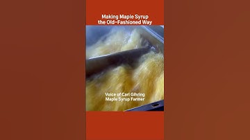 Making Maple Syrup the Old Fashioned Way #keepinghistory #maplesyrup #firstpersonhistory