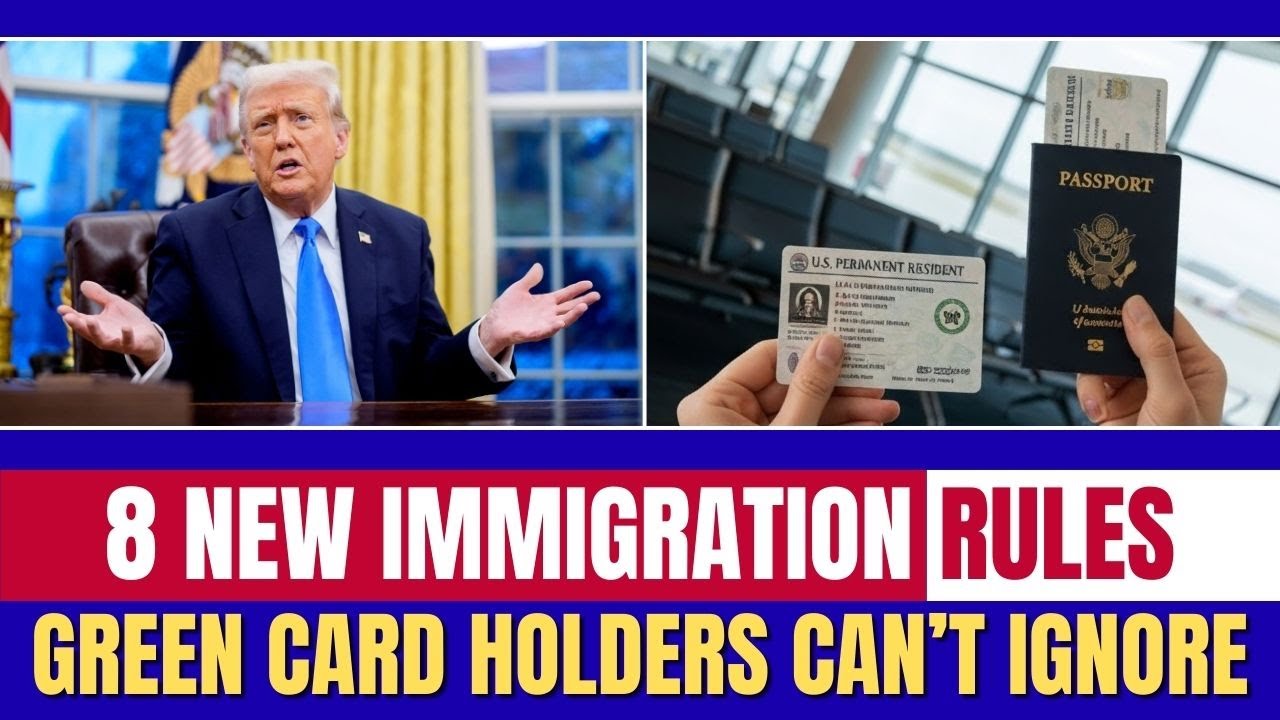 New U.S. Immigration Rules 2026: Green Card Holders MUST Know These Changes ⚠️