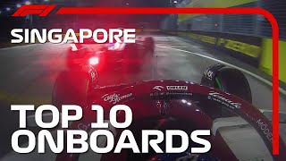 Seb's Stunning Opening Lap And The Top 10 Onboards | 2022 Singapore Grand Prix | Emirates