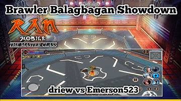Ran Mobile | Balagbagan Showdown x Brawler Edition driew vs Emerson523 | Ran Mobile The Master Class