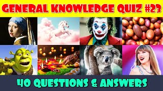 General Knowledge Trivia Quiz (Part 23) screenshot 1