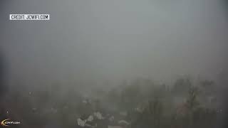 DRAMATIC video captures violent storm tearing across Lena, Illinois | FULL