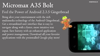 Micromax A35 Bolt Price and Specifications