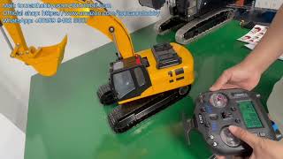 TOUCAN RC HOBBY RTR Metal 1/12 Hydraulic Remote Control Excavator 323GX 3 Way Valve Digger THZH2403