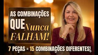 15 LOOKS Com Apenas 7 PEÇAS:  peças básicas que você já tem !