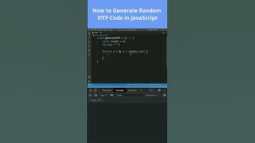 Generate Random OTP code using Javascript. #javascript #javascript_projects #javascripttutorials