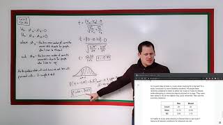 AP Statistics Unit 7 Part 14: Another 2-Sample t-Test!