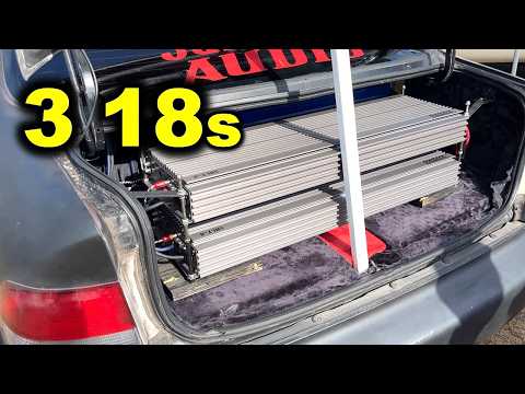 3 SUBWOOFERS DE 18 POUCES DANS UNE VOITURE !? JAMAIS VU UN SYSTÈME PAREIL !