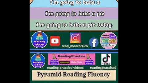 Pyramid Reading Fluency Practice