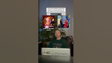 Thumbnail of Phineas and Ferb Song “Busted” TV Show Version Vs. Live Voice Actors Version In 2025 #shorts