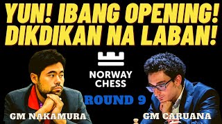 BINUHAY NI HIKARU ANG OPENING NA HINDI NA GINAGAMIT! Nakamura vs Caruana! Norway Chess 2023! Round 9