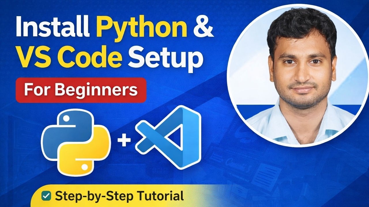 Install Python & Visual Studio Code Easily | Python Setup Tutorial for ...