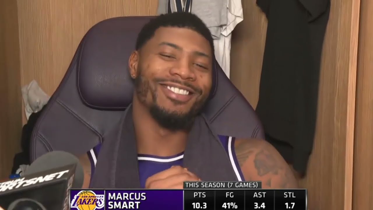 Marcus Smart PostGame Interview | San Antonio Spurs vs Los Angeles Lakers