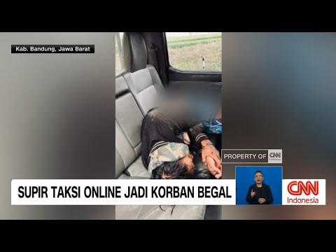 Supir Taksi Online Jadi Korban Begal