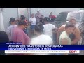 Accidente de tránsito deja dos personas gravemente lesionadas en Moca