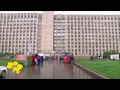 Honking for Unity: Ukrainians in country's east heed Akhmetov's call to protest against separatists