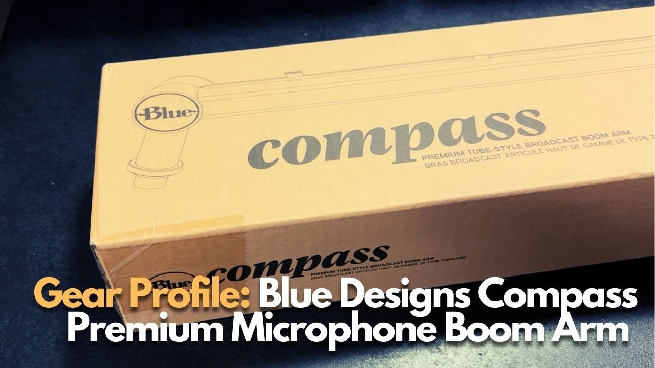 Tubulaire Bras Articulé - Blue - Microphones Compass pour Microphone