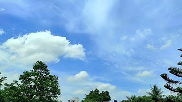 Beautiful passing clouds ☁️☁️ Time lapse video