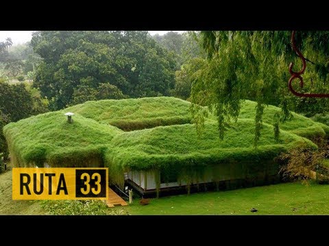 Video: Las Casas Hobbit: Casas Modernas Con Techo Verde