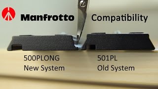 Compatibility between Manfrotto 501PL and 500PLONG with quick release system 577 and MVH500AH