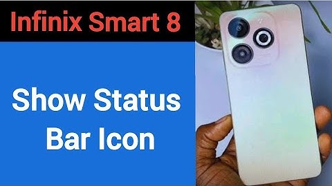 How to show status bar icon, Infinix Smart 8 me status bar icon Kaise lagaen