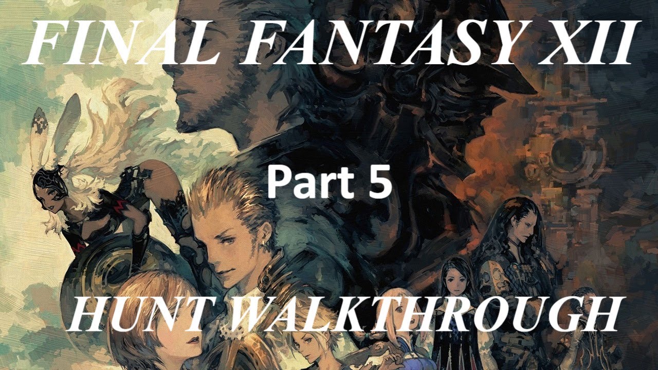 FFXII Hunt Series 5 (Rocktortoise, Cuchulainn, Orthros, Cluckatrice, Trickster, Antlion,  Diabolos )