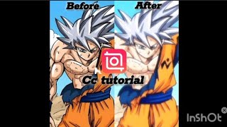 INSHOT CC TUTORIAL 🥶💯 #anime #goku #tutorial #edit #video  screenshot 3