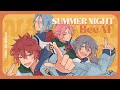 【あんスタ】NA NA NA SUMMER NIGHT BeeAT / Crazy:B┃cover by Riko  (歌ってみた)