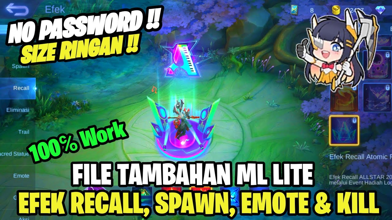 Data Open Full Efek Prep Emote, Recall, Spawn & Eliminasi Data