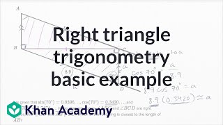 Right Triangle Geometry  Basic Example | Math | New SAT | Khan Academy