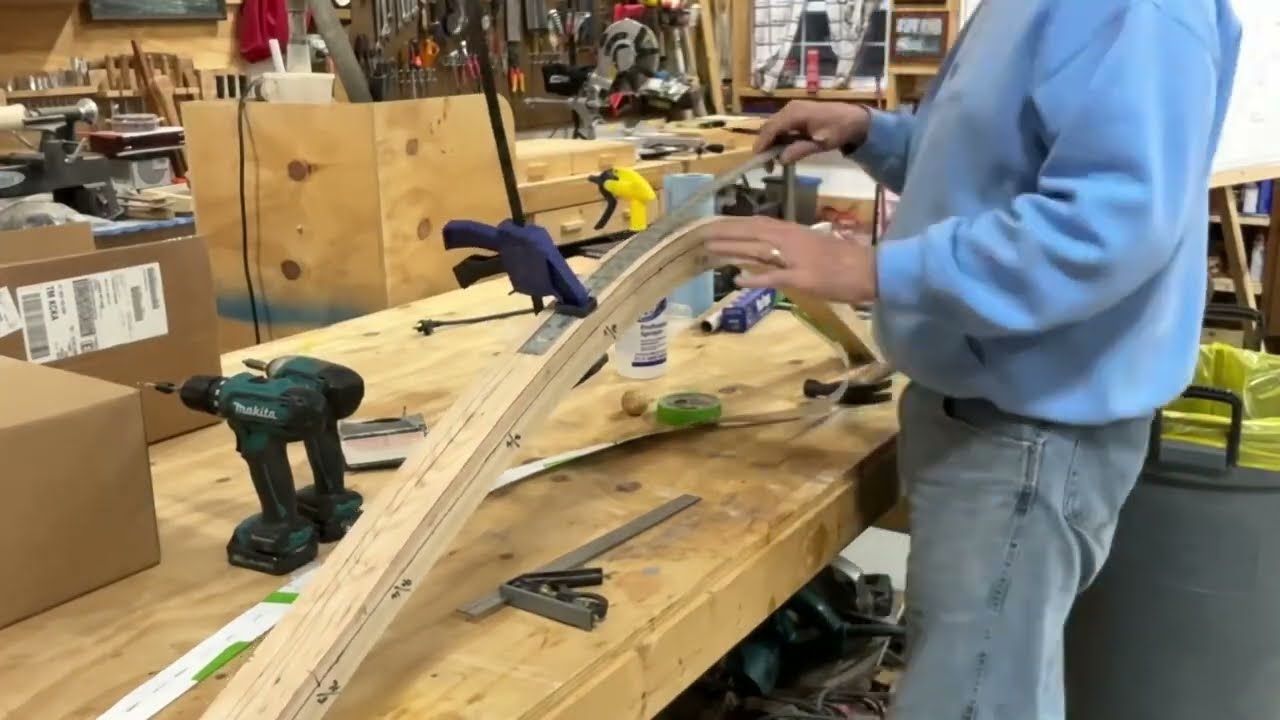 Boat Building a Somes Sound 12 1/2 _ Shaping The Stem - Episode 21