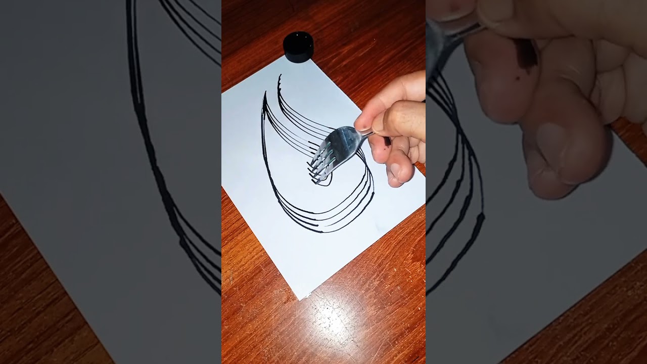 I Used a Spoon for Allah Name Art 🤯🥄 | Unique Arabic Art #Shorts