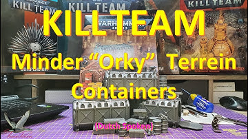 Battlezone: Munitorum Armoured Containers voor Kill Team - Het minder Orky-achtige terrein.