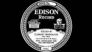PHIL NAPOLEON'S ORCH.: 'Clarinet Marmalade', Take 'A', 22 March 1927.