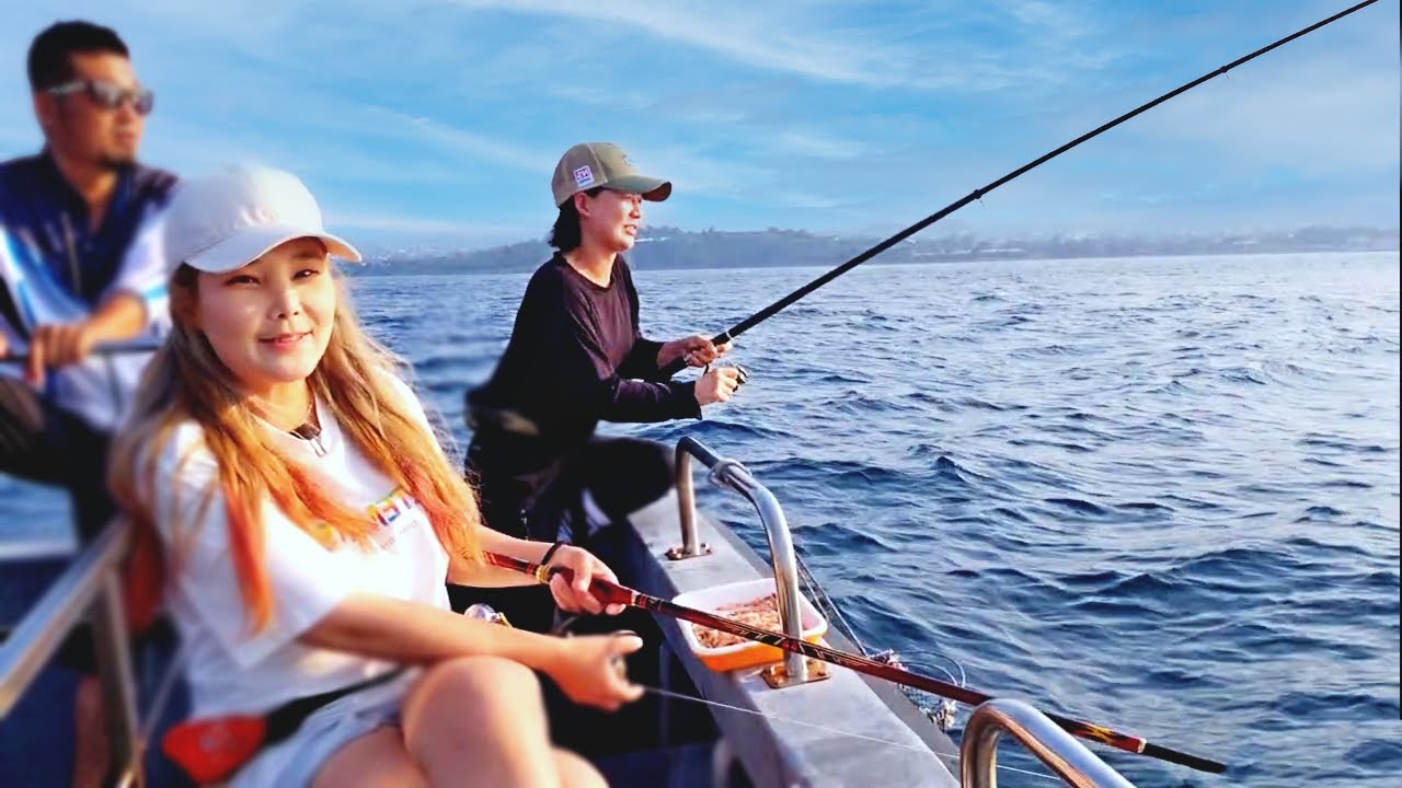 [eng] 팀쎈언니를 낚시로 이기다!!  어복vs실력 with팀쎈언니