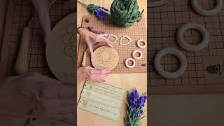 New Product Already Available! Nuevo Producto Ya disponible! Mini Macrame Leaf With w...
